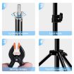 67cm T-Shape Photo Studio Background Support Stand with Clips - 4