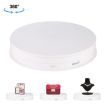 PULUZ 30cm USB Electric Rotating Turntable Display Stand White - 1
