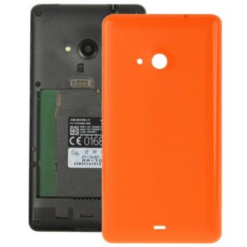 Orange Plastic Back Cover for Microsoft Lumia 535 - Smooth Surface - 1