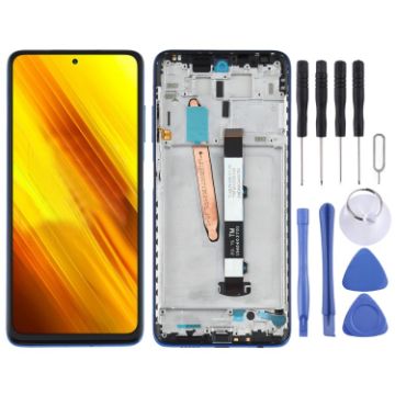 LCD Screen for Xiaomi Poco X3 NFC - Blue - 1