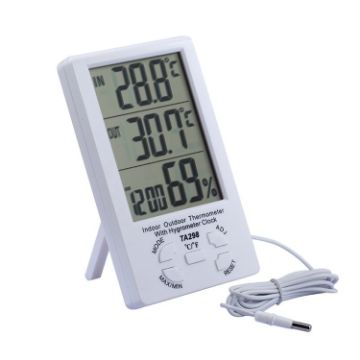 Picture of TA298 Digital LCD Humidity / Hygrometer and Thermometer with Extra Sensor Cable