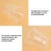 50pcs 180ml Disposable Cup Transparent PP Thickened Aviation Water Cup - 5