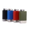 9oz Stainless Steel Hip Flask - Military Green - 2