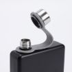 9oz Stainless Steel Hip Flask - Matte Black - 5
