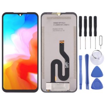 LCD Screen and Digitizer Assembly for Ulefone Power Armor 12 - Black - 1