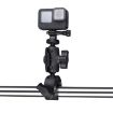 360 Rotation Adjustable Action Camera Clamp Plier Base Holder - Black - 5