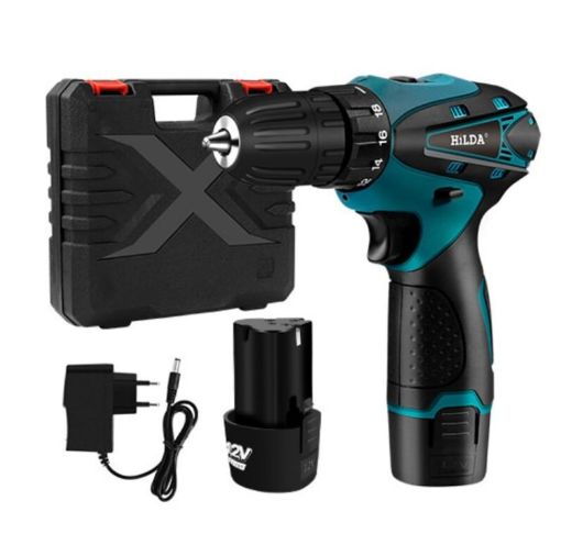 HILDA Electric Drill Cordless Screwdriver 16.8V EU Plug - 1