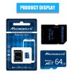 MICRODATA 64GB U3 Blue TF Memory Card - 4