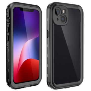 iPhone 13 RedPepper Transparent Dot Shockproof Waterproof Case - 1