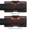 Nuoku Magnetic Flaps Leather Belt Case for Smart Phones, Size 17.3 x 8 x 2.5cm - 5