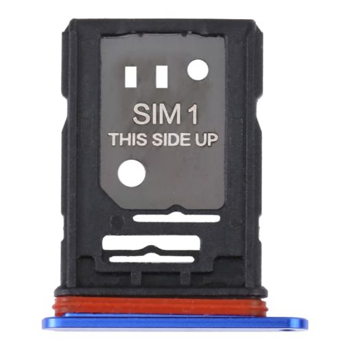 TCL 10 Plus Original SIM Card Tray + SIM/Micro SD Card Tray (Blue) - 1
