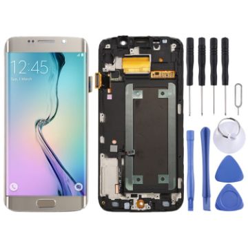 Samsung Galaxy S6 Edge SM-G925F LCD Screen Assembly (Gold) - 1