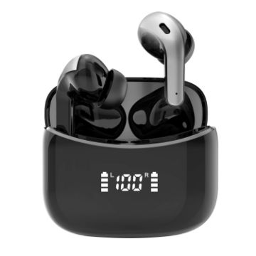 Picture of Wireless Touch Digital Display Bluetooth Earphone (Black)