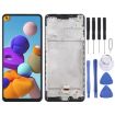 OEM LCD Screen for Samsung Galaxy A21s with Frame - Black - 1