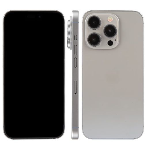 iPhone 15 Pro Max Black Screen Dummy Display Model - Natural Titanium - 1