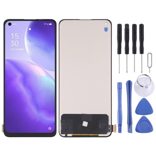 OPPO Reno5 5G/4G LCD Screen & Digitizer Assembly - No Fingerprint Support - 1