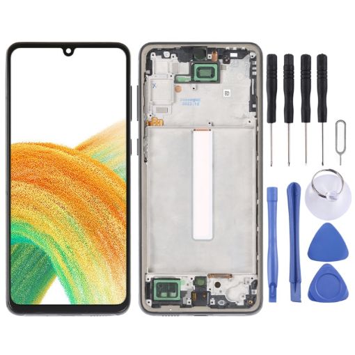 Samsung Galaxy A33 5G LCD Screen Digitizer Assembly with Frame - 1