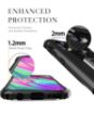 Samsung Galaxy A20e Carbon Fiber Protective Case with 360 Degree Rotating Ring Holder - 4