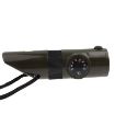 7 in 1 Survival Whistle Compass Thermometer LED Light Magnifier - 3