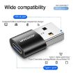 JOYROOM S-H152 USB Male to USB-C Female OTG Adapter - Black - 2