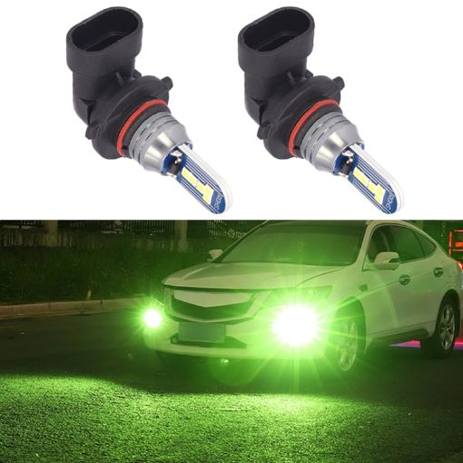 9005 DC12V 7.8W Car LED Fog Light - Lime Green - 1