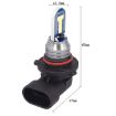 9005 DC12V 7.8W Car LED Fog Light - Lime Green - 3