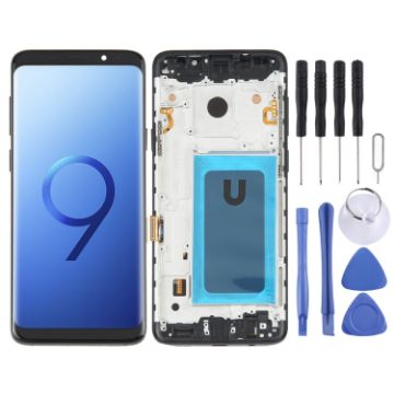 Samsung Galaxy S9+ SM-G965 TFT LCD Screen Digitizer Assembly with Frame - Black - 1