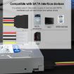4 Pin IDE to SATA Power Cable Adapter (15cm) - Al+Mg - 6