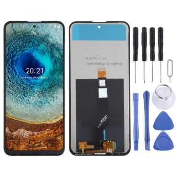 LCD Screen and Digitizer Assembly for Nokia X10 - Black - 1