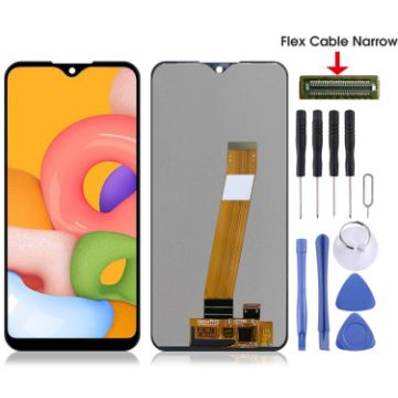 Original PLS TFT LCD Screen for Galaxy A01 with Digitizer Full Assembly - 1