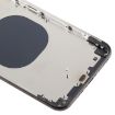 Black Back Cover with Camera Lens & SIM Tray for iPhone XS Max - 5