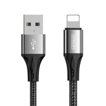 Picture of JOYROOM S-1030N1 N1 Series 1m 3A USB to 8 Pin Data Sync Charge Cable for iPhone, iPad (Black)