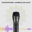 PULUZ UHF Wireless Dynamic Microphone with LED Display, 3.5mm Transmitter - 3