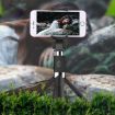 Foldable Bluetooth Selfie Stick Tripod for iPhone/Android - Black - 1
