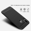 Huawei P20 Lite Carbon Fiber TPU Back Case (Black) - 2