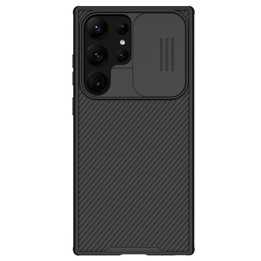 Samsung Galaxy S23 Ultra 5G NILLKIN Black Mirror Pro Series Camshield Phone Case - 1