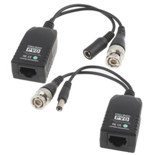 1-CH Passive Power & Video Balun Connector - High Quality & Reliable - 1
