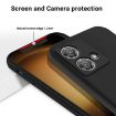 Motorola Edge 40 Neo Liquid Silicone Phone Case (Black) - 3