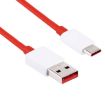 OnePlus Phone Flash Charging USB to Type-C Data Cable - 1m (Red) - 3