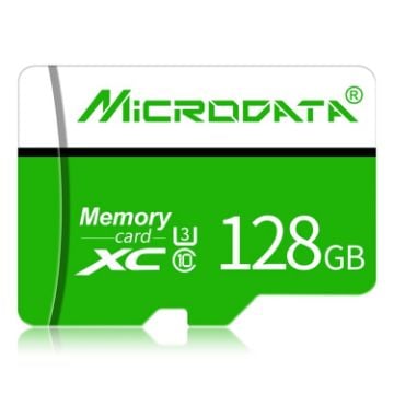 Picture of MICRODATA 128GB U3 Green and White TF (Micro SD) Memory Card
