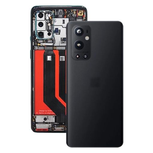 OnePlus 9 Pro Battery Back Cover With Camera Lens - Black - 1