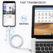 8 Pin to USB 2.0 Sync Data / Charging Cable - 1m Length - 5