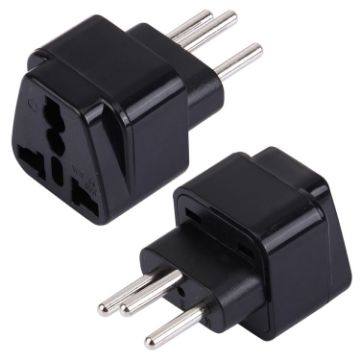 Portable Universal Plug Adapter for Switzerland - Grounded Type-J Socket - 1