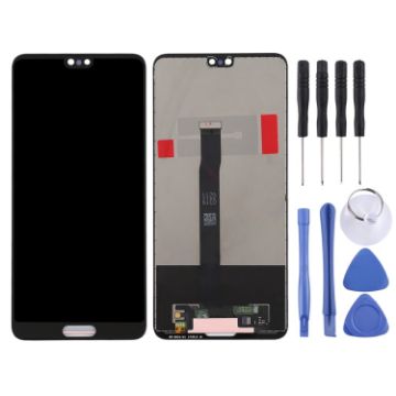 OEM LCD Screen for Huawei P20 with Digitizer Full Assembly - Black - 1