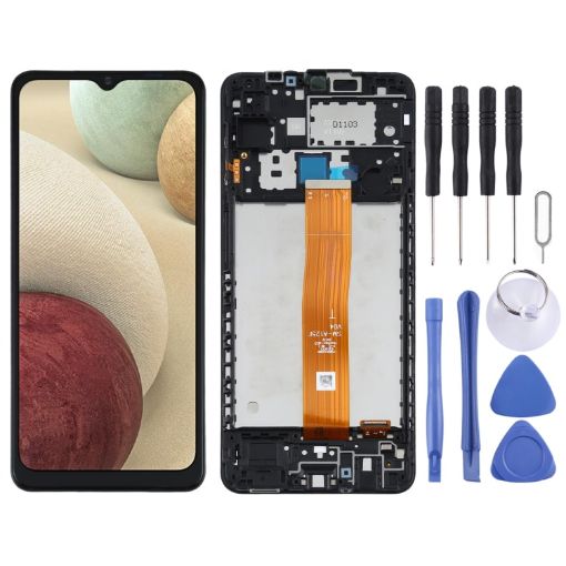 LCD Screen for Samsung Galaxy A12 4G SM-A125F - Full Assembly with Frame - 1