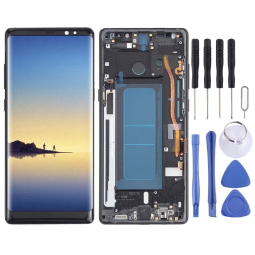 Samsung Galaxy Note 8 OLED LCD Screen Digitizer Full Assembly with Frame - 1