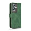 OPPO A79 5G Green Leather Phone Case - Magnetic Flip - Skin Feel - 3