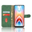 OPPO A79 5G Green Leather Phone Case - Magnetic Flip - Skin Feel - 4