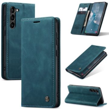 Samsung Galaxy S24+ CaseMe 013 Blue Leather Phone Case - 1