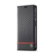 Samsung Galaxy A15 5G Carbon Fiber Leather Phone Case - Black - 2